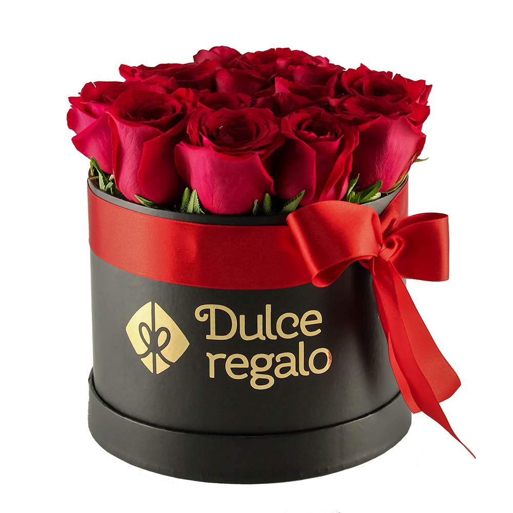 Sombrerera Deluxe de Rosas Rojas