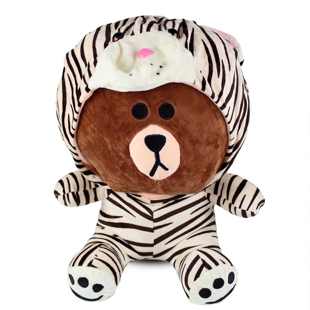 Oso Brown con disfraz de Tigre